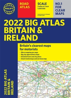 Bertrand.pt - 2022 Philip'S Big Road Atlas Britain And Ireland