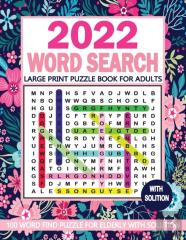 2022 Word Search Large Print Puzzle Books For Adults