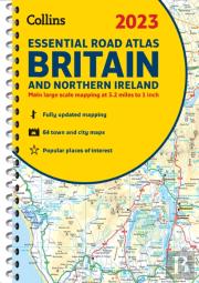 2023 Collins Essential Road Atlas Britain And Northern Ireland