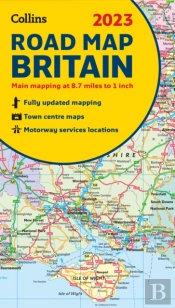 2023 Collins Road Map Of Britain