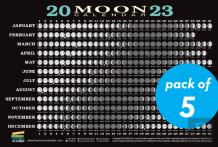 2023 Moon Calendar Card 5 Pack