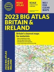 2023 Philip'S Big Road Atlas Britain And Ireland