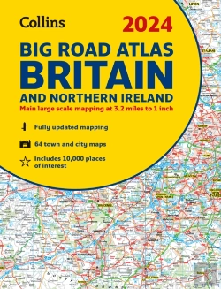 Bertrand.pt - 2024 Collins Big Road Atlas Britain And Northern Ireland