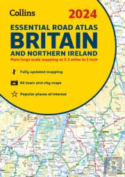 2024 Collins Essential Road Atlas Britain And Northern Ireland