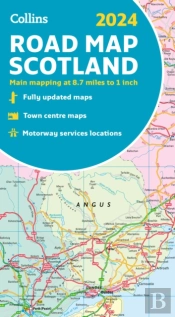 2024 Collins Road Map Of Scotland