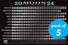 2024 Moon Calendar Card (5 Pack)