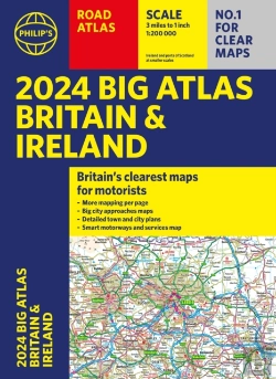 Bertrand.pt - 2024 Philip'S Big Road Atlas Britain & Ireland