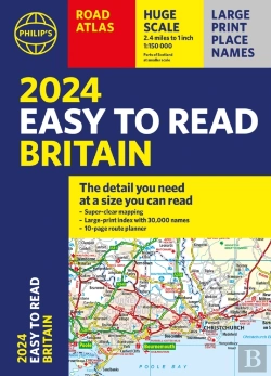 Bertrand.pt - 2024 Philip'S Easy To Read Britain Road Atlas