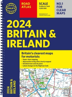 Bertrand.pt - 2024 Philip'S Road Atlas Britain And Ireland