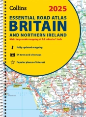 2025 Collins Essential Road Atlas Britain And Northern Ireland