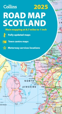 Bertrand.pt - 2025 Collins Road Map Of Scotland