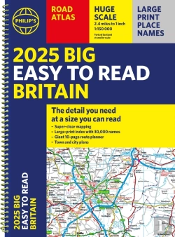 Bertrand.pt - 2025 Philip'S Big Easy To Read Britain Road Atlas