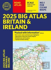 2025 Philip'S Big Road Atlas Of Britain & Ireland