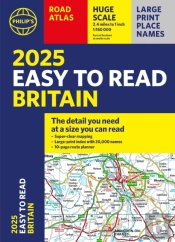 2025 Philip'S Easy To Read Road Atlas Of Britain