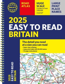 Bertrand.pt - 2025 Philip'S Easy To Read Road Atlas Of Britain