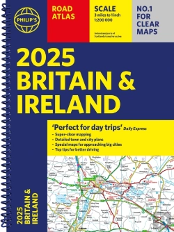 Bertrand.pt - 2025 Philip'S Road Atlas Britain And Ireland