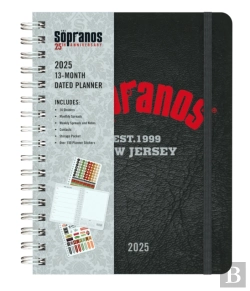 Bertrand.pt - 2025 The Sopranos 13-Month Weekly Planner