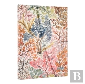 2026 Anemone (William Kilburn) Midi 12-Month Verso Hardcover Flexi Dayplanner 2026 (Wrap Closure)