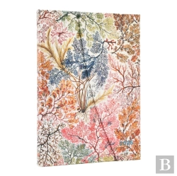 Bertrand.pt - 2026 Anemone (William Kilburn) Midi 12-Month Verso Hardcover Flexi Dayplanner 2026 (Wrap Closure)
