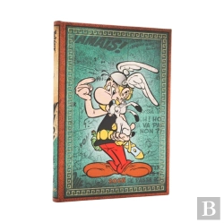 Bertrand.pt - 2026 Asterix The Gaul (The Adventures Of Asterix) Midi 12-Month Vertical Hardcover Flexi Dayplanner 2026 (Elastic Band Closure)