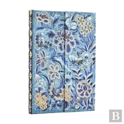 Bertrand.pt - 2026 Blue Willow (Celebrate Hanfu) Mini 18-Month Horizontal Hardcover Flexi Dayplanner 2025-2026 (Wrap Closure)