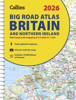 2026 Collins Big Road Atlas Britain And Northern Ireland