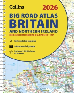 Bertrand.pt - 2026 Collins Big Road Atlas Britain And Northern Ireland