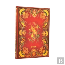 Bertrand.pt - 2026 Fiammetta Midi 12-Month Verso Hardcover Flexi Dayplanner 2026 (Elastic Band Closure)