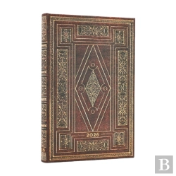 Bertrand.pt - 2026 First Folio (Shakespeareâ€™S Library) Mini 12-Month Verso Hardcover Flexi Dayplanner 2026 (Elastic Band Closure)