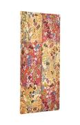 2026 Kara-Ori Pink (Japanese Kimono) Maxi 12-Month Vertical Hardcover Flexi Dayplanner 2026 (Elastic Band Closure)