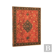 2026 Layla (Persian Poetry) Ultra 12-Month Vertical Hardcover Flexi Dayplanner 2026 (Elastic Band Closure)