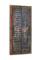2026 Michelangelo Handwriting (Embellished Manuscripts Collection) Mini 18-Month Horizontal Hardcover Flexi Dayplanner 2025-2026 (Wrap Closure)
