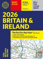 2026 Philipâ€™S Road Atlas Britain & Ireland