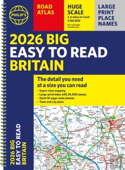 Bertrand.pt - 2026 Philip'S Big Easy To Read Britain Road Atlas
