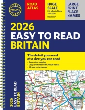 2026 Philip'S Easy To Read Road Atlas Of Britain