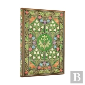 2026 Poetry In Bloom Midi 12-Month Horizontal Hardcover Flexi Dayplanner 2026 (Elastic Band Closure)