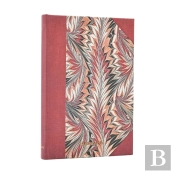2026 Rubedo (Cockerell Marbled Paper) Mini 18-Month Horizontal Hardcover Flexi Dayplanner 2025-2026 (Elastic Band Closure)