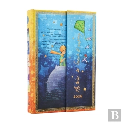 Bertrand.pt - 2026 Saint-Exupery, The Little Prince (Embellished Manuscripts Collection) Mini 12-Month Day-At-A-Time Hardcover Flexi Dayplanner 2026 (Wrap Closure)