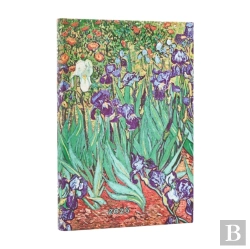 Bertrand.pt - 2026 Van Gogh'S Irises Mini 12-Month Verso Hardcover Flexi Dayplanner 2026 (Elastic Band Closure)