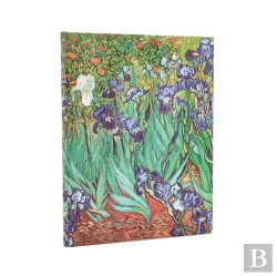 Bertrand.pt - 2026 Van Gogh'S Irises Ultra 18-Month Vertical Hardcover Flexi Dayplanner 2025-2026 (Elastic Band Closure)