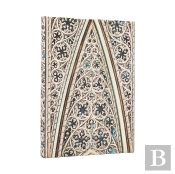2026 Vault Of The Milan Cathedral (Duomo Di Milano) Midi 12-Month Verso Hardcover Flexi Dayplanner 2026 (Wrap Closure)