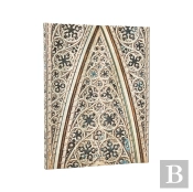 2026 Vault Of The Milan Cathedral (Duomo Di Milano) Ultra 12-Month Horizontal Hardcover Flexi Dayplanner 2026 (Wrap Closure)