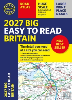 Bertrand.pt - 2027 Philip'S Big Easy To Read Britain Road Atlas (A3 Paperback)