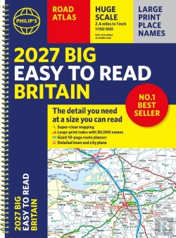 Bertrand.pt - 2027 Philip'S Big Easy To Read Road Atlas Of Britain (A3 Spiral)