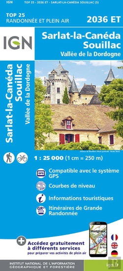 Bertrand.pt - 2036et : Sarlat-La-Canéda Souillac ; Vallée De La Dordogne (5e Édition)