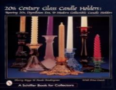 20th Century Glass Candle Holders