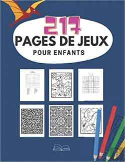Bertrand.pt - 217 Pages De Jeux Pour Enfants - Livre Avec Activites Ultra Diverses  Mots Meles  Coloriages  Lab