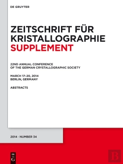 Bertrand.pt - 22nd Annual Conference Of The German Crystallographic Society. March 2014, Berlin, Germany