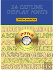 24 Outline Display Fonts