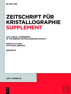 Bertrand.pt - 24th Annual Conference Of The German Crystallographic Society, March 1417, 2016, Stuttgart, Germany